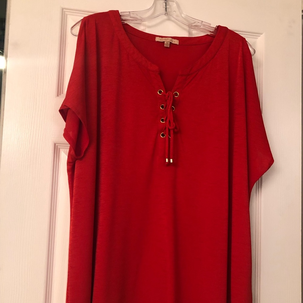 !!!2 for $10!!!Gibson Latimer short sleeve blouse size 2X